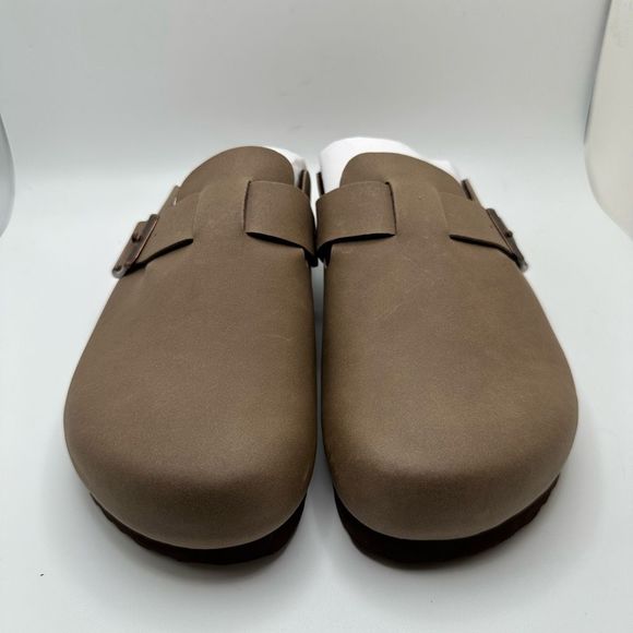 CUSHIONAIRE Women's Cork Footbed Clog 7 BROWN - Picture 2 of 7